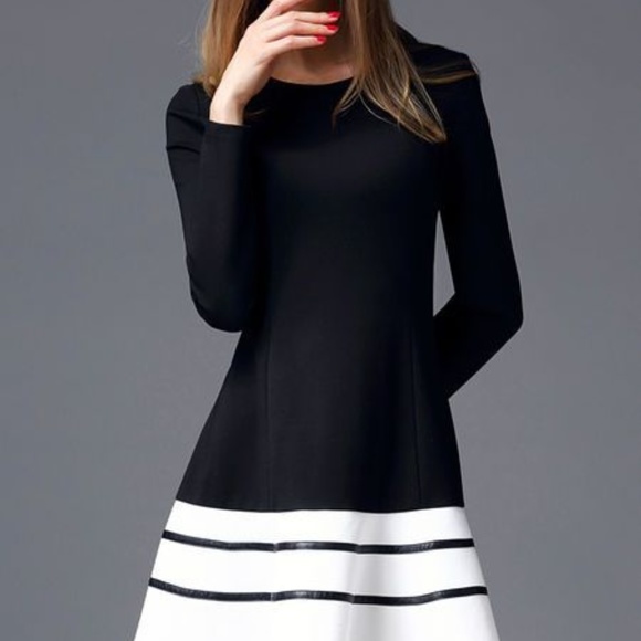 crew neck midi dress